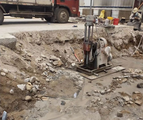 美姑公路下沉压浆
